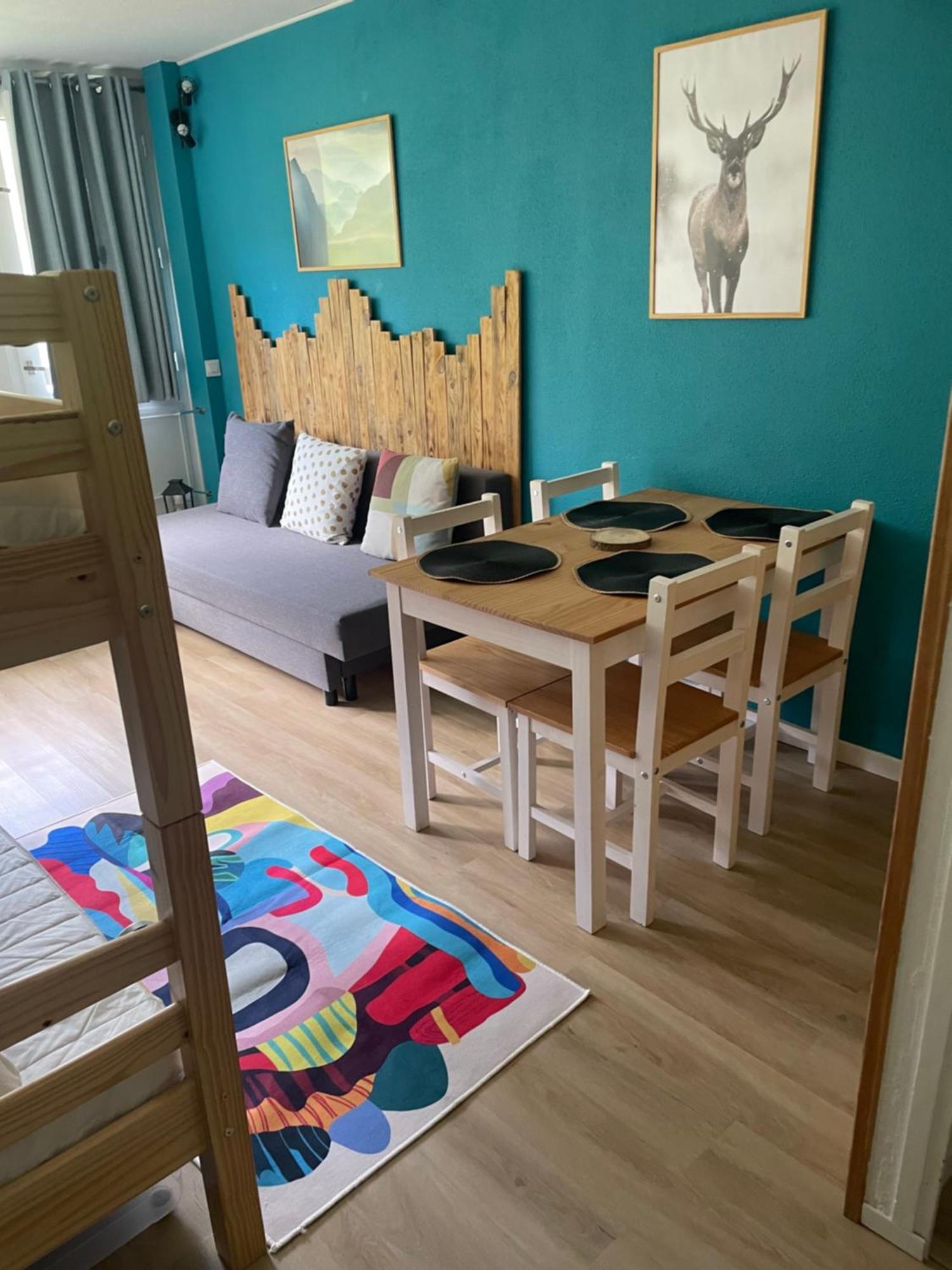 Studio Mongie Aux Pieds Des Pistes Avec Balcon 拉姆吉 外观 照片