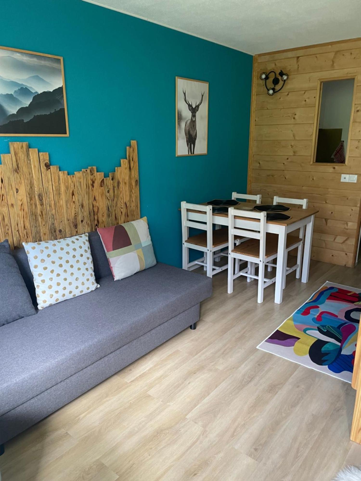 Studio Mongie Aux Pieds Des Pistes Avec Balcon 拉姆吉 外观 照片